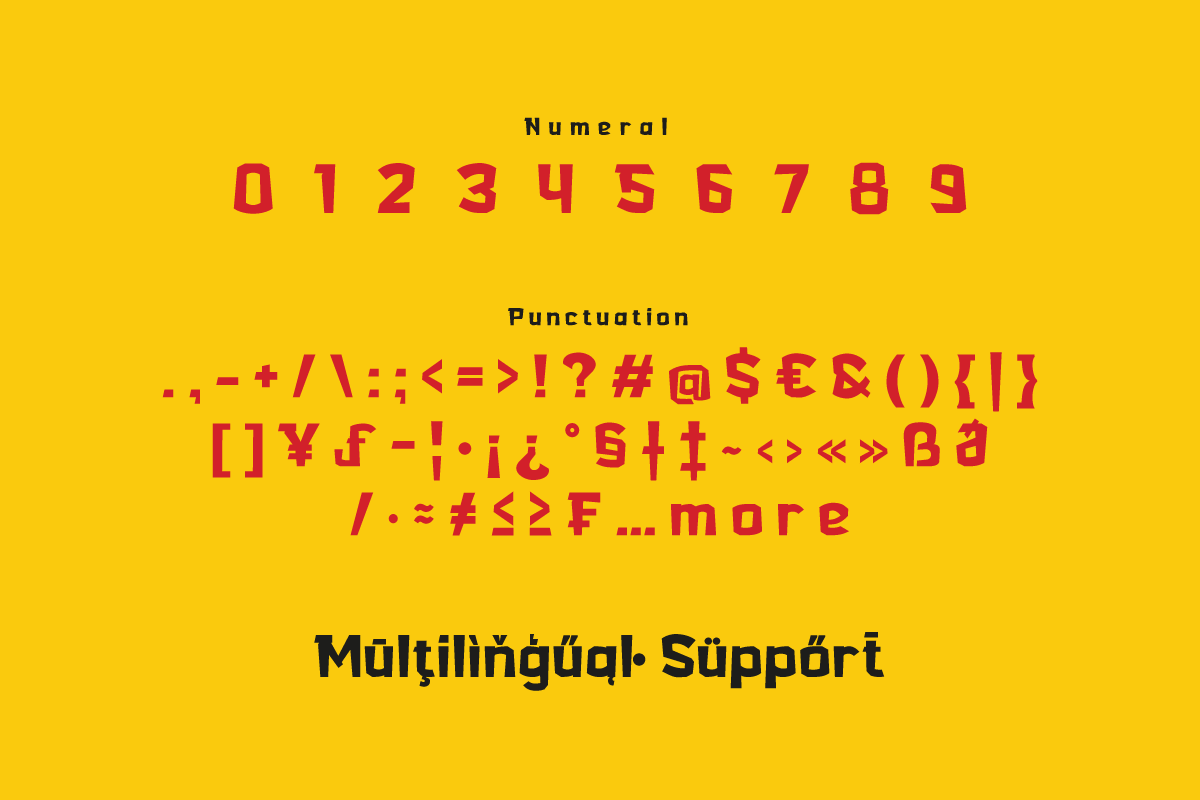 Herloit - Gaming Display Font, a Sans Serif Font by twinstd (Photo 10 of 10)