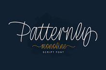 Patternly | Monoline Script