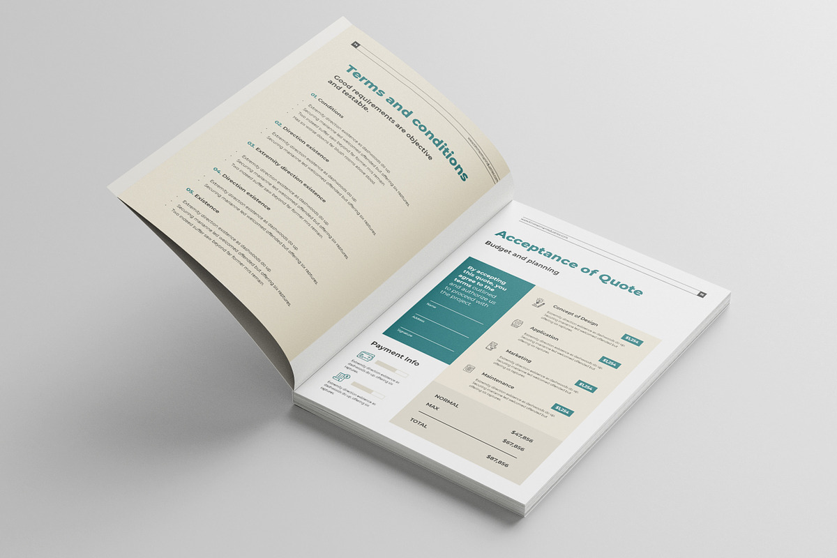 Business Proposal Template, Canva, a Brochure Template by DesVert (Photo 2 of 5)