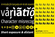 Site Negative XCondensed, a Sans Serif Font by Type & Roll (Thumbnail 5 of 6)