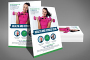 Fitness Health Club Flyer, a Flyer Template by graphicforest (Thumbnail 2 of 4)