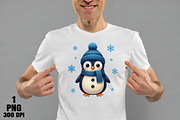 Retro Snowman PNG Funny Christmas Su, an Animal Illustration by Daily.Designs (Thumbnail 2 of 10)