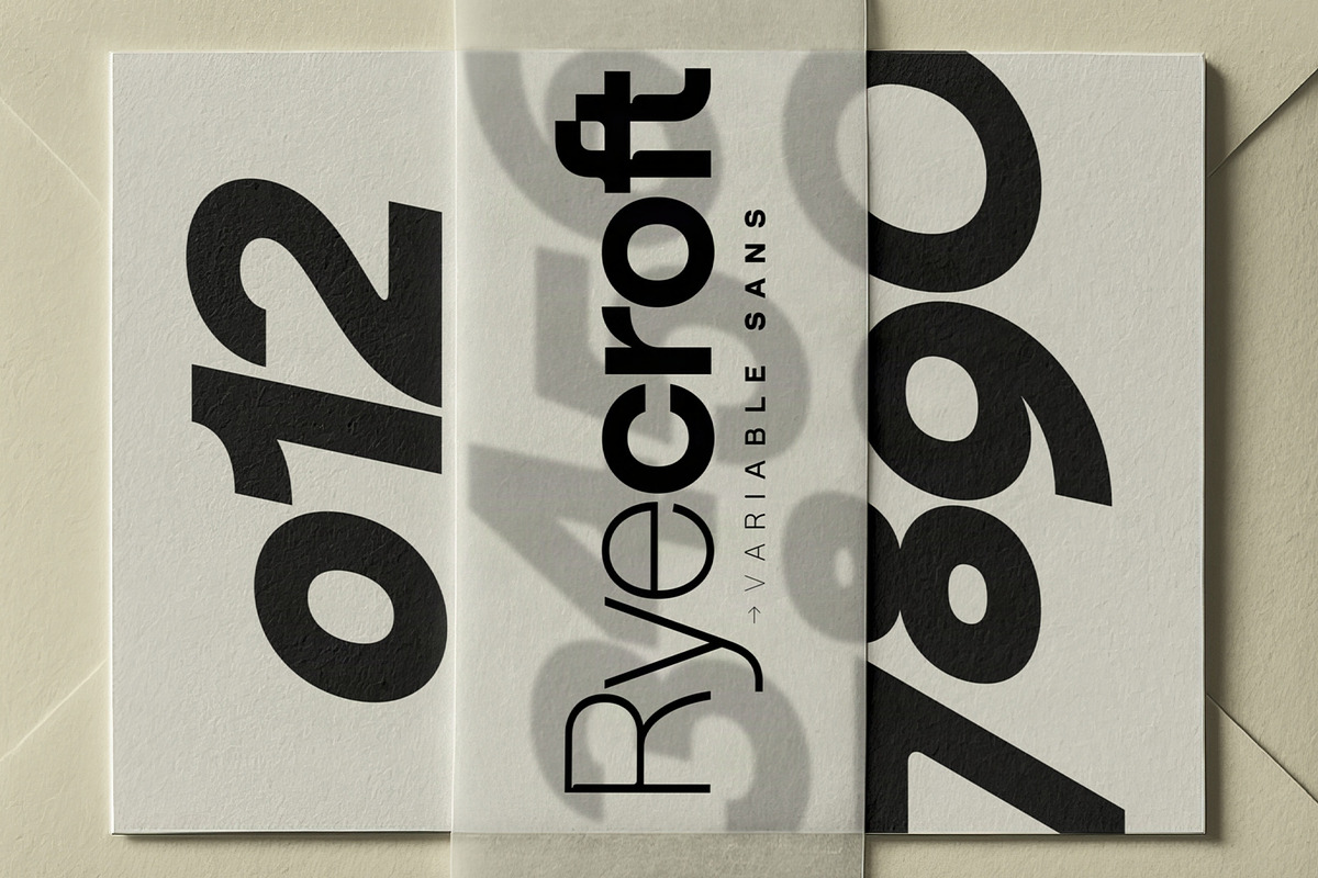 Ryecroft - Variable Sans Typeface, a Sans Serif Font by SilverStag Type Foundry (Photo 4 of 20)