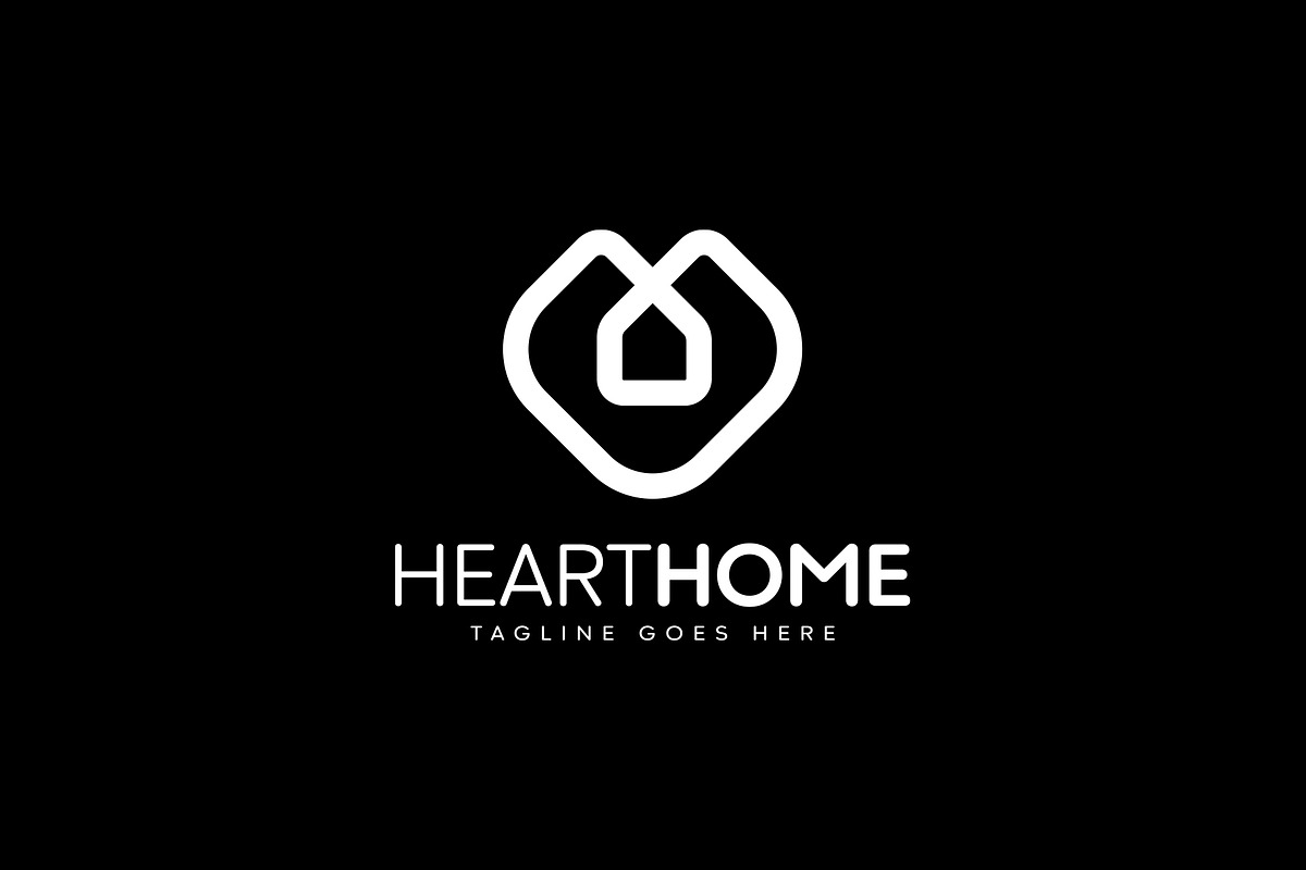 Minimal Heart Real Estate Logo, a Branding & Logo Template by Shahjhan (Photo 4 of 5)