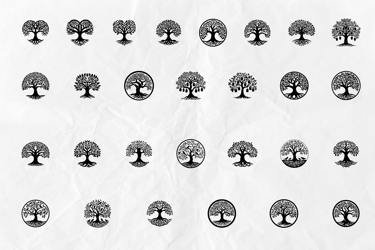 Tree of Life SVG Bundle, an Object Graphic by Dervik Art Store (Photo 6 of 6)