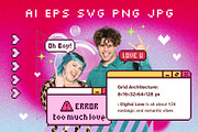 Digital Love: 150+ Pixel Art Kit, an Object Graphic by IuliiaSavko (Thumbnail 3 of 11)