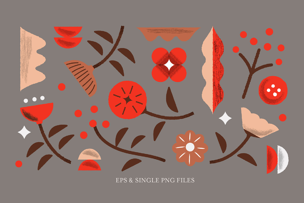 Flower Decor illustration vector, an Object Graphic by Studio Mei Design (Photo 2 of 3)