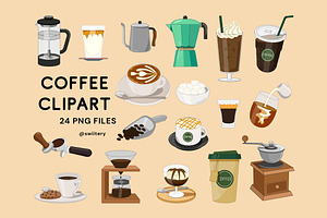 Coffee Clipart - Swiitery