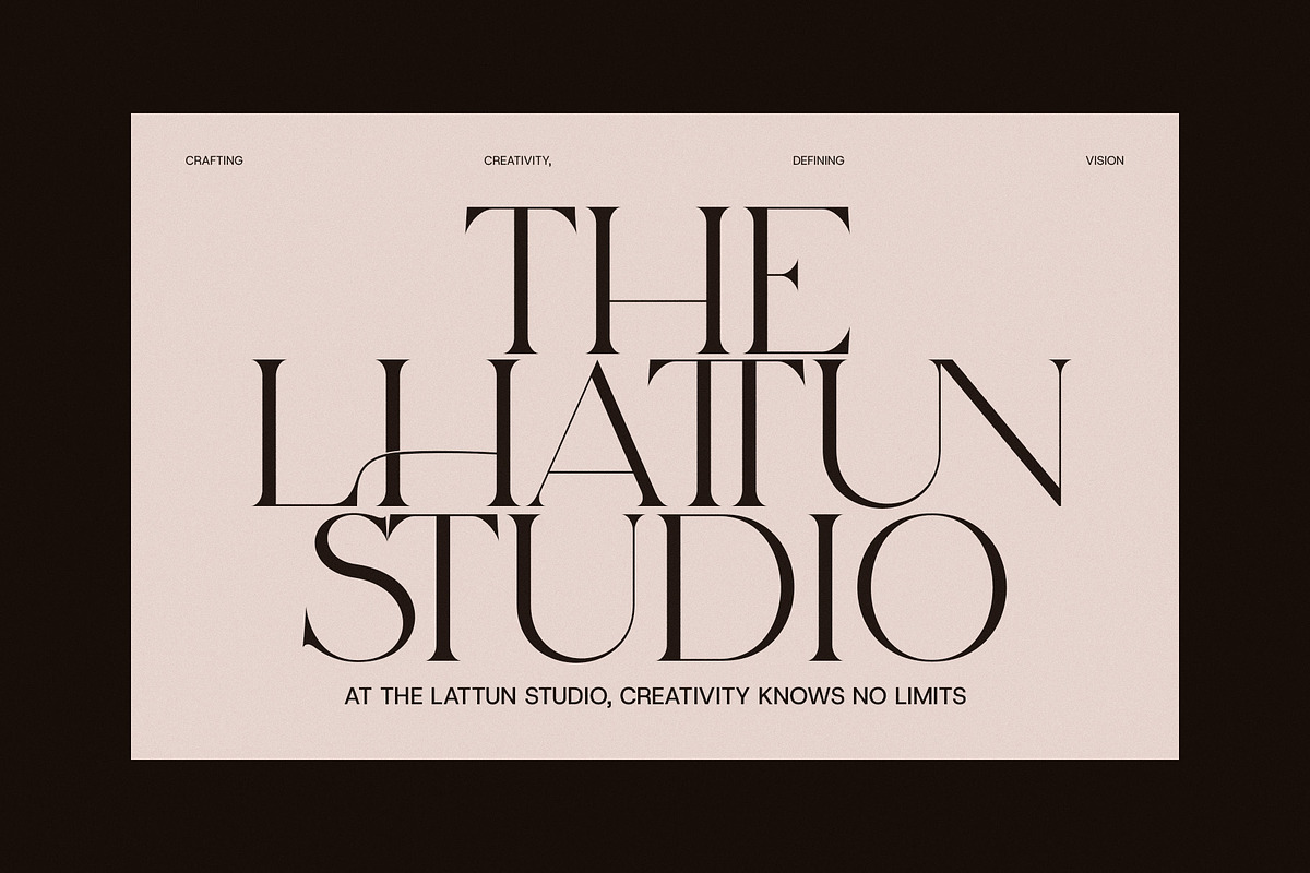 Chorsi Ligature Serif Font, a Serif Font by Graphicxell (Photo 2 of 8)