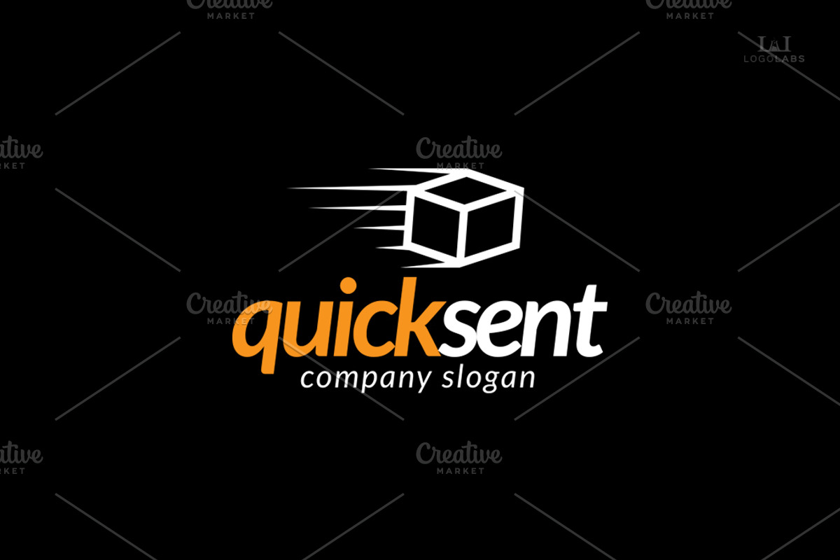 Quick Sent Logo, a Branding & Logo Template by LogoLabs | Creative Market
