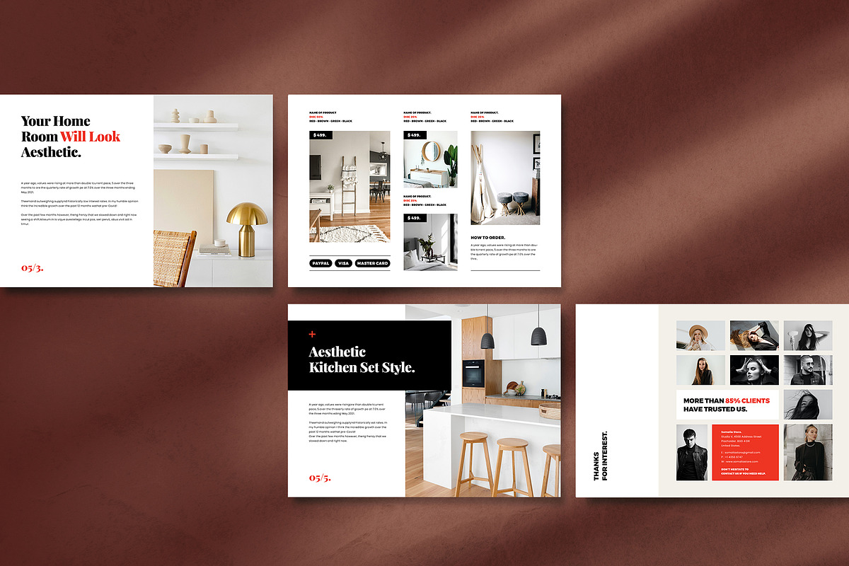 Product Catalog Brochure Template, a Brochure Template by Occy Design (Photo 3 of 6)
