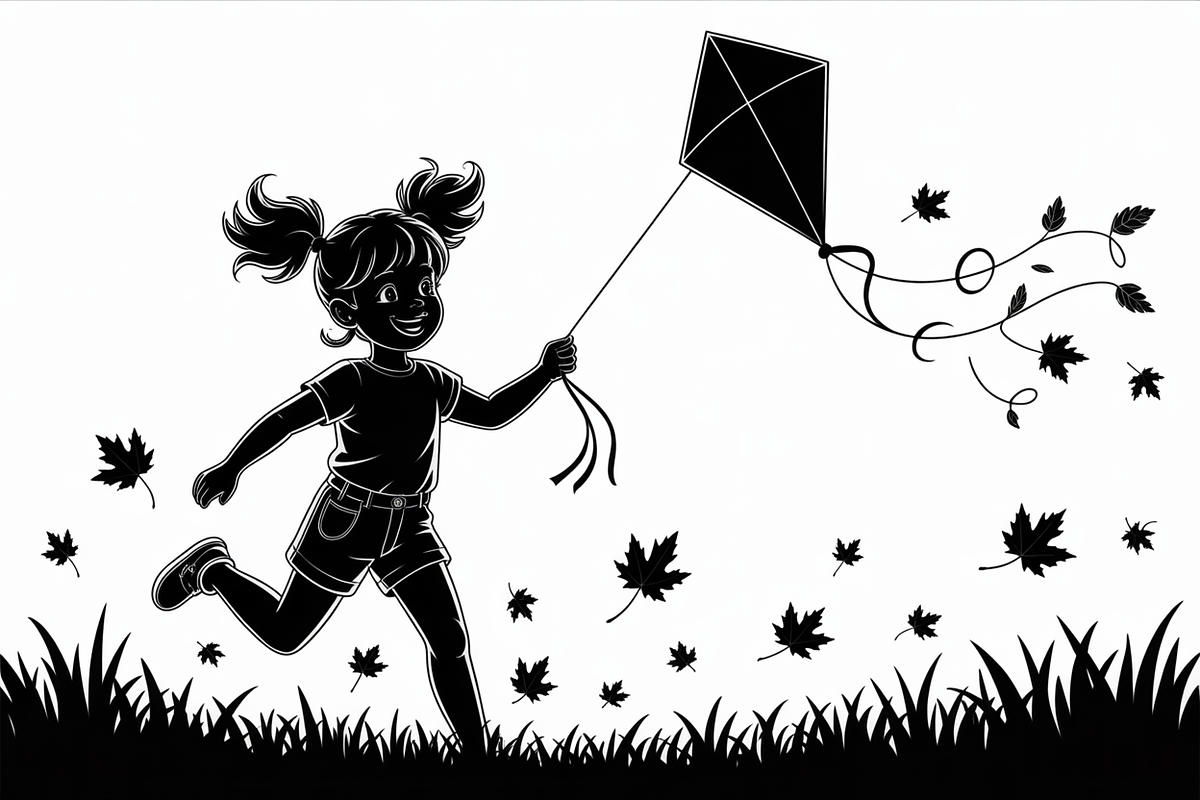 Kids Flying Kite Laser Cut Bundle, a Graphic by Designs_River (Photo 11 of 11)