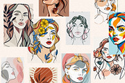 Empowered Women Wall Art, a Wallpaper Graphic by Helospace (Thumbnail 8 of 10)