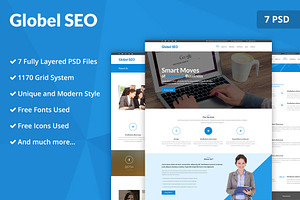 Globel SEO PSD Website Template