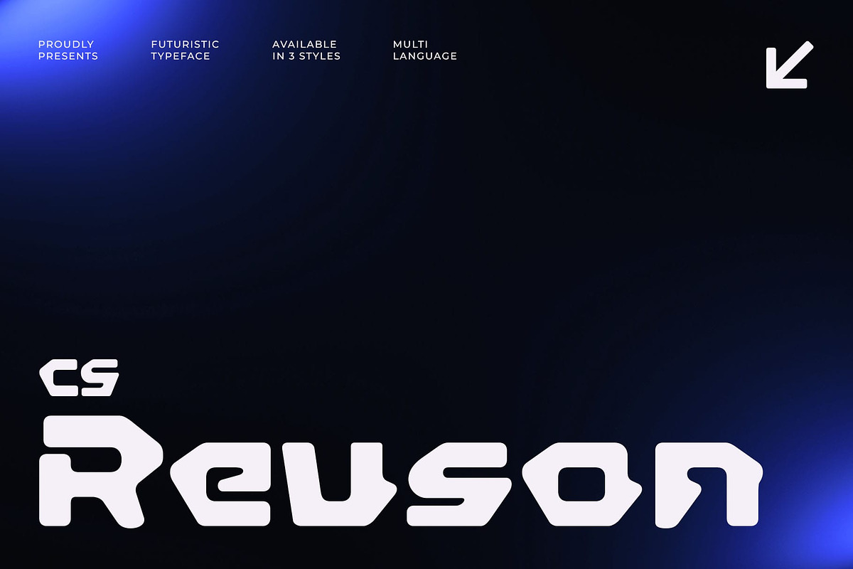 CS Revson – Futuristic Font, a Sans Serif Font by Craft Supply Co. (Photo 1 of 7)