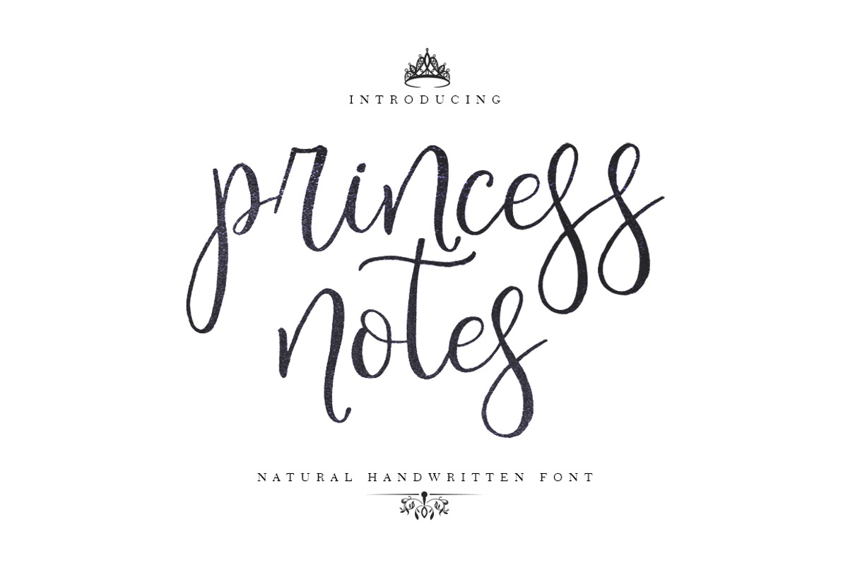 Pricess Notes, a Handwritten Font by Soft Creative (Photo 1 of 9)