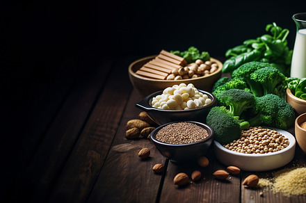Selection of plant based protein sources