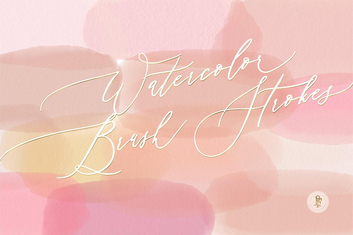 Watercolor Brush Strokes, a Texture Graphic by Freshmint Paperie (Photo 2 of 5)