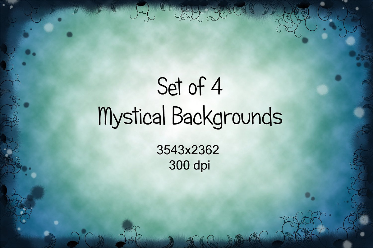 Set of 4 Mystical Backgrounds, a Background Graphic by Kseniya-Omega (Photo 1 of 3)