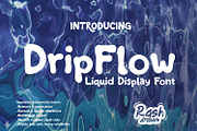 DripFlow, a Handwritten Font by Rashdrawn (Thumbnail 1 of 5)