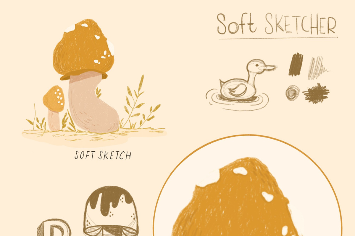 Sketchbook Brush Set for Procreate, a Brush Add-On by Sometimes Crafter Studio (Photo 7 of 17)