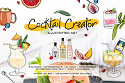 Signature Cocktail Creator Vector, a Food Illustration by ILLONA GRAPHICS (Thumbnail 1 of 11)