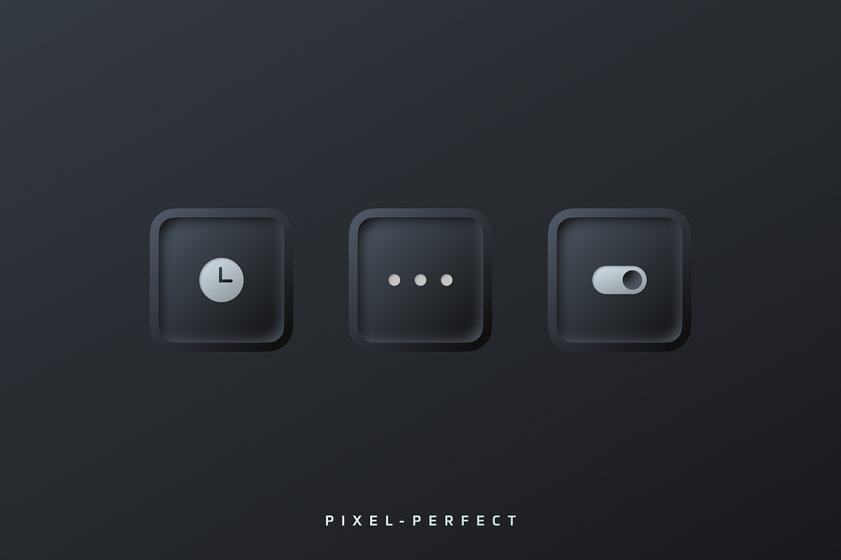 iOS 14 Custom Neumorphic Home Icons, an Icon by Delightful Design (Photo 4 of 11)