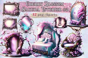 Cherry Blossom Sakura Interior #2