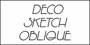 Deco Sketch JNL, a Sans Serif Font by Jeff Levine Fonts (Thumbnail 4 of 5)