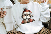 Whimsical Christmas Animal Clipart B, an Illustration by Sublimation Artist (Thumbnail 4 of 6)