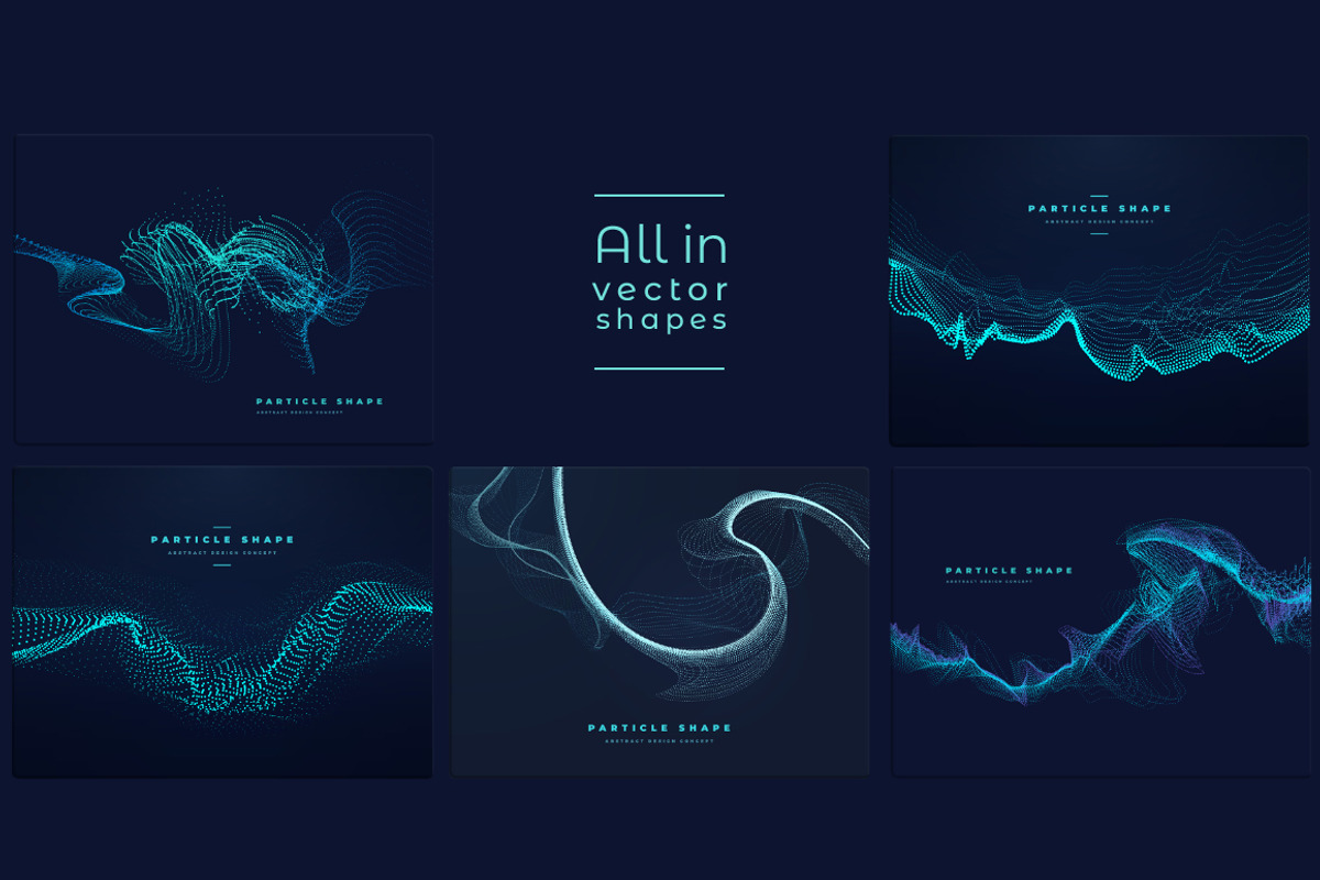 Particle Abstract Backgrounds vol 2, a Templates & Theme by blauananas (Photo 5 of 6)