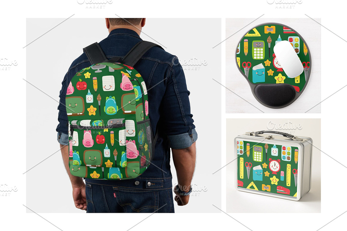 Cute Kawaii Back to School Bundle, an Education Illustration by C Design Studio (Photo 3 of 19)
