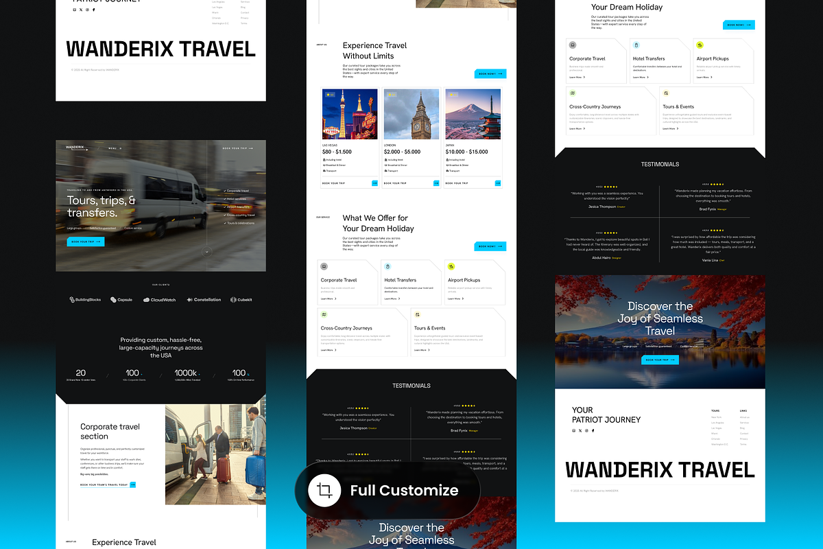 Wonderix - Travel Agency preview 3