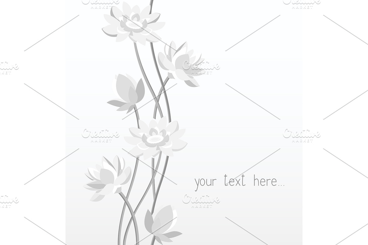 Floral ornament lotus, a Decorative Illustration by RODINA (Photo 1 of 3)