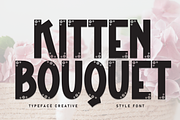 Kitten Bouquet | Script Font, a Script Font by Scratchones (Thumbnail 1 of 8)
