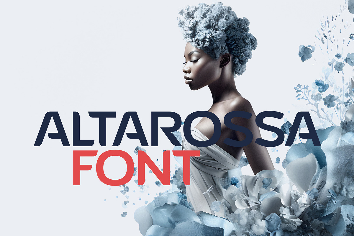 Altarossa trendy fashion font family, a Sans Serif Font by popskraft (Photo 1 of 13)