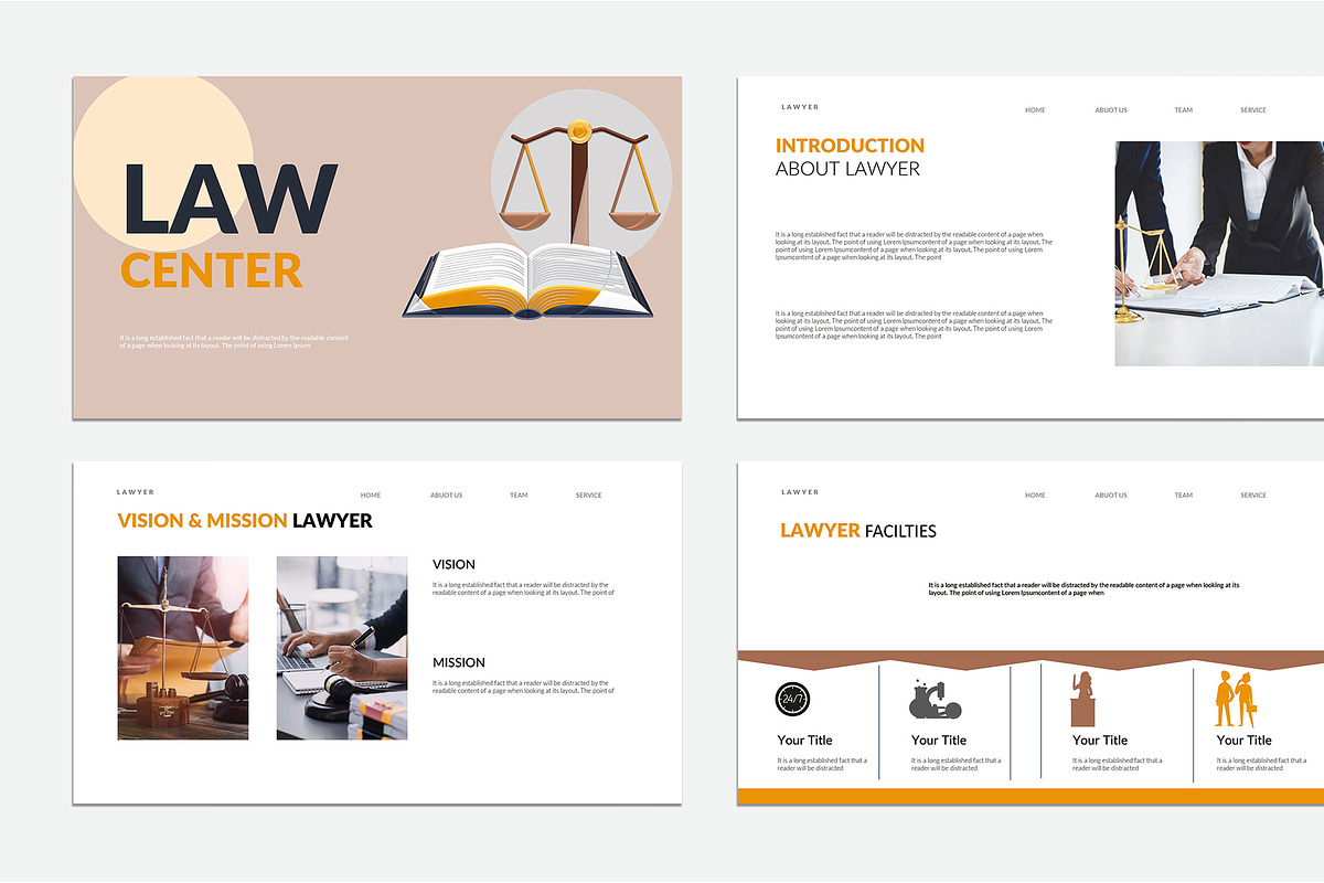 Law Center Presentation, a Presentation Template by Blackcloud_Creations (Photo 2 of 5)
