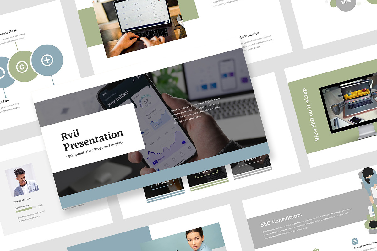 Rvii : Marketing Plan Powerpoint, a Presentation Template by Punkl Camp (Photo 1 of 16)
