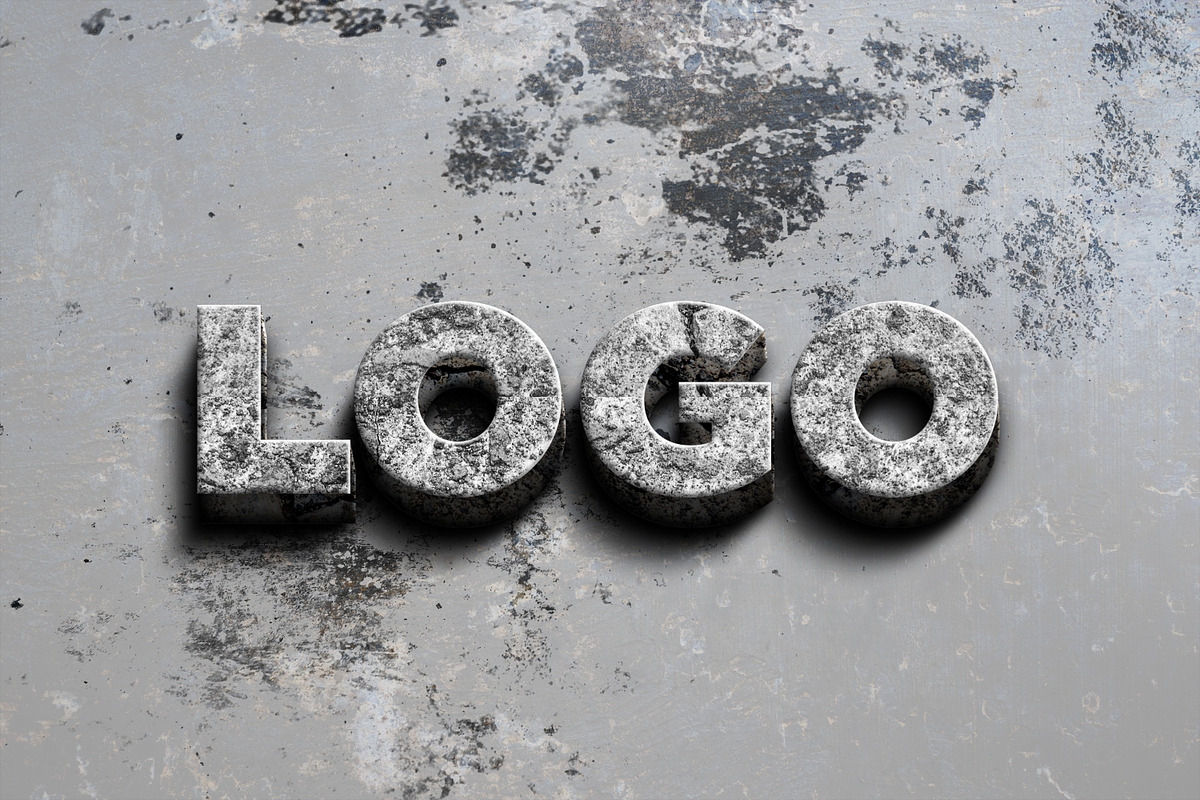 Rough Concrete - 3D Grunge Text Effe, a Layer Style Add-On by yokbisayok (Photo 3 of 4)