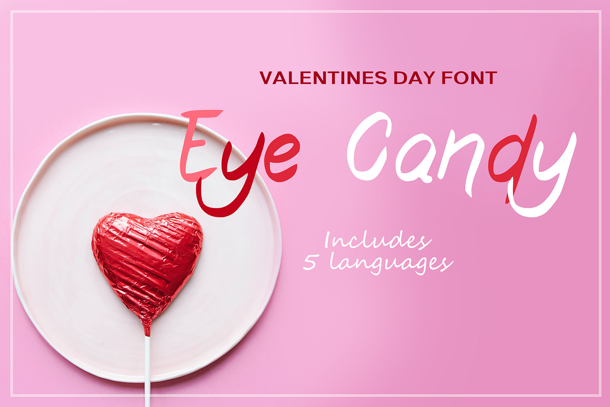 25 Valentine's Day Fonts, a Font by Eldamar Studio (Photo 14 of 51)