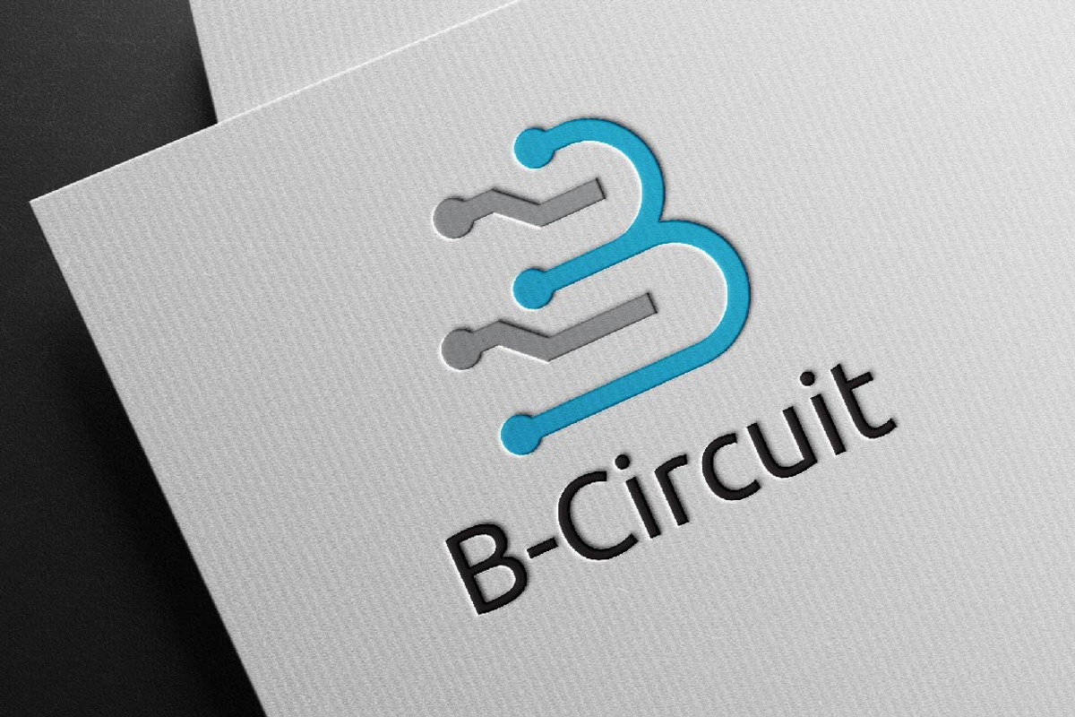 B Letter Circuit Technology Logo, a Branding & Logo Template by jongcreative (Photo 3 of 4)