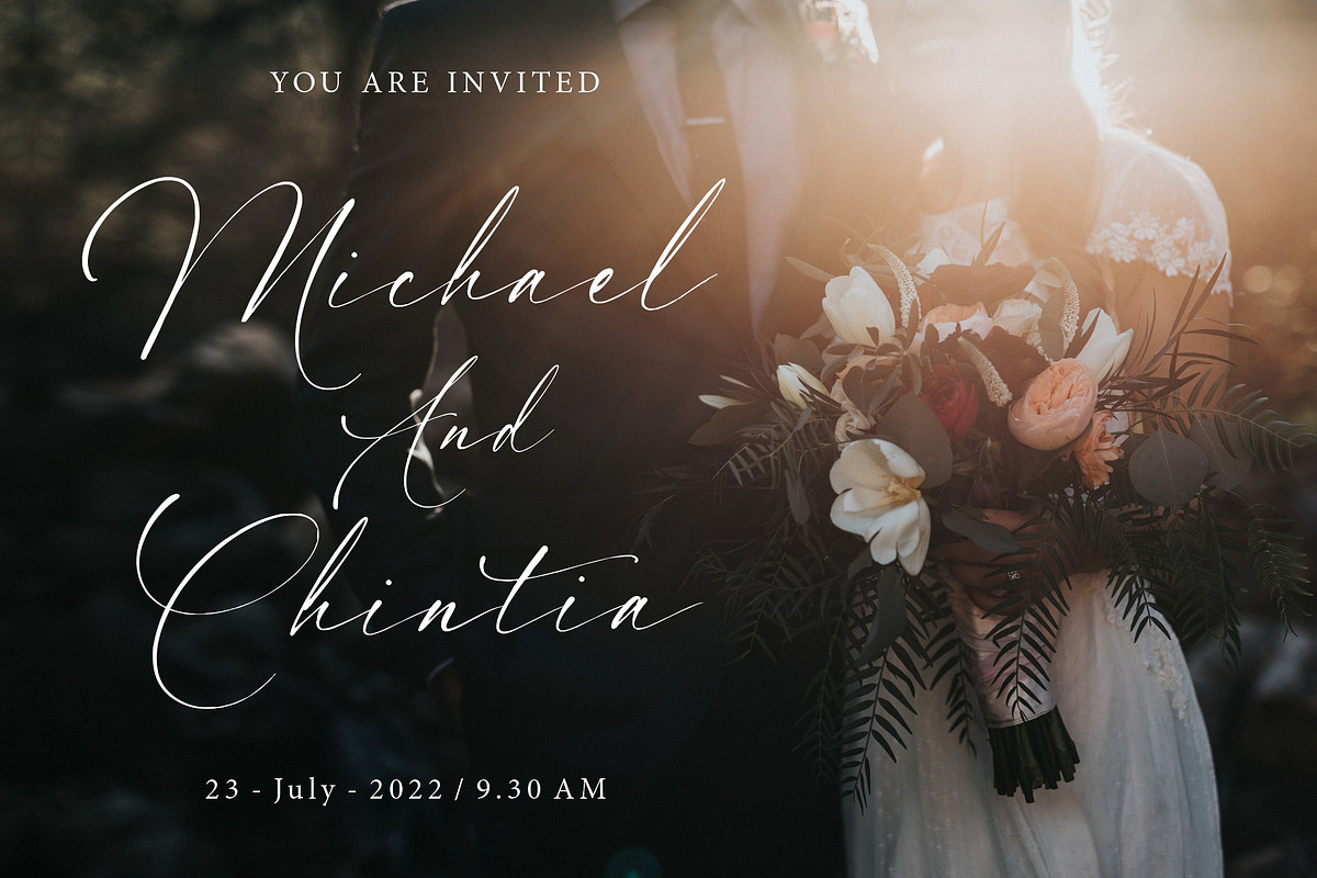 Rusticglam - Handwritten Script Font, a Script Font by Letterative Studio (Photo 4 of 7)