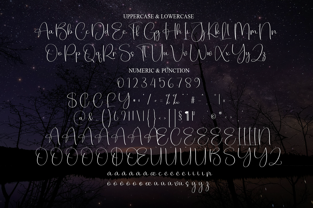 Starlight | Script Font, a Handwritten Font by Scratchones (Photo 7 of 9)
