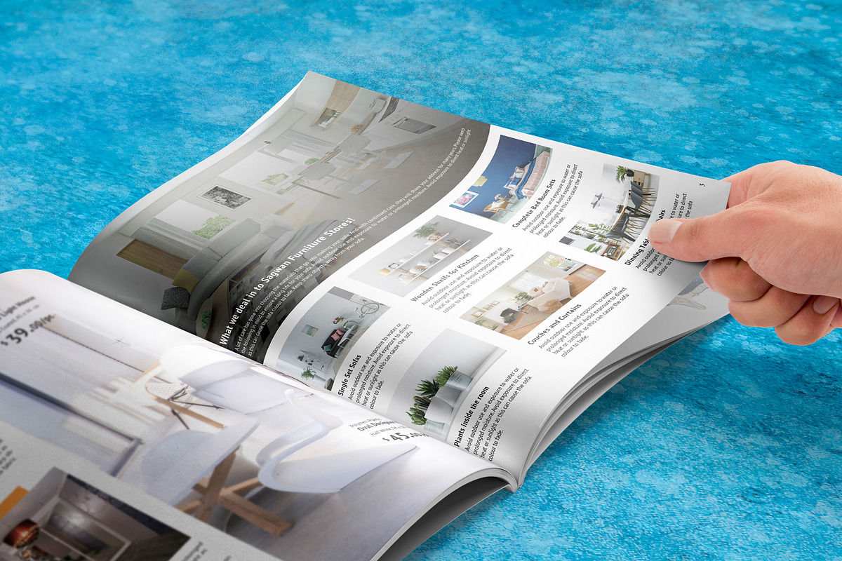 Furniture Broucher A4 Template, a Flyer Template by Sainath Chillapuram (Photo 3 of 6)