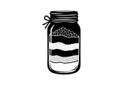 Layered Mason Jar Ingredients Bundle, an Illustration by yasushie (Thumbnail 10 of 31)