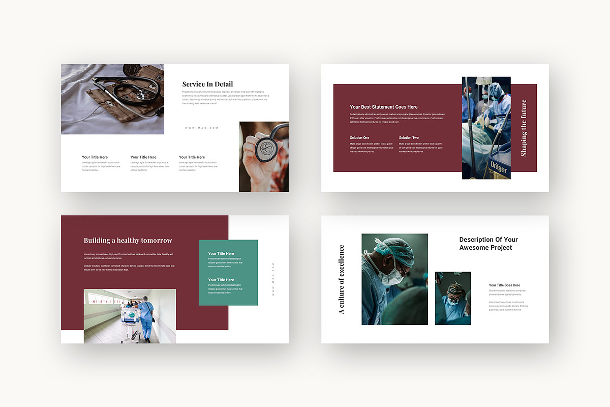 Mao : Medical Biz Plan Google Slides, a Presentation Template by Punkl Camp (Photo 7 of 16)