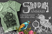 Steampunk illustrations 2. Animals, an Animal Illustration by Steshnikova (Thumbnail 1 of 6)