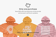 Massive Apparel Mockups Bundle, a Shirt Mockup by GraphicHero (Thumbnail 2 of 9)