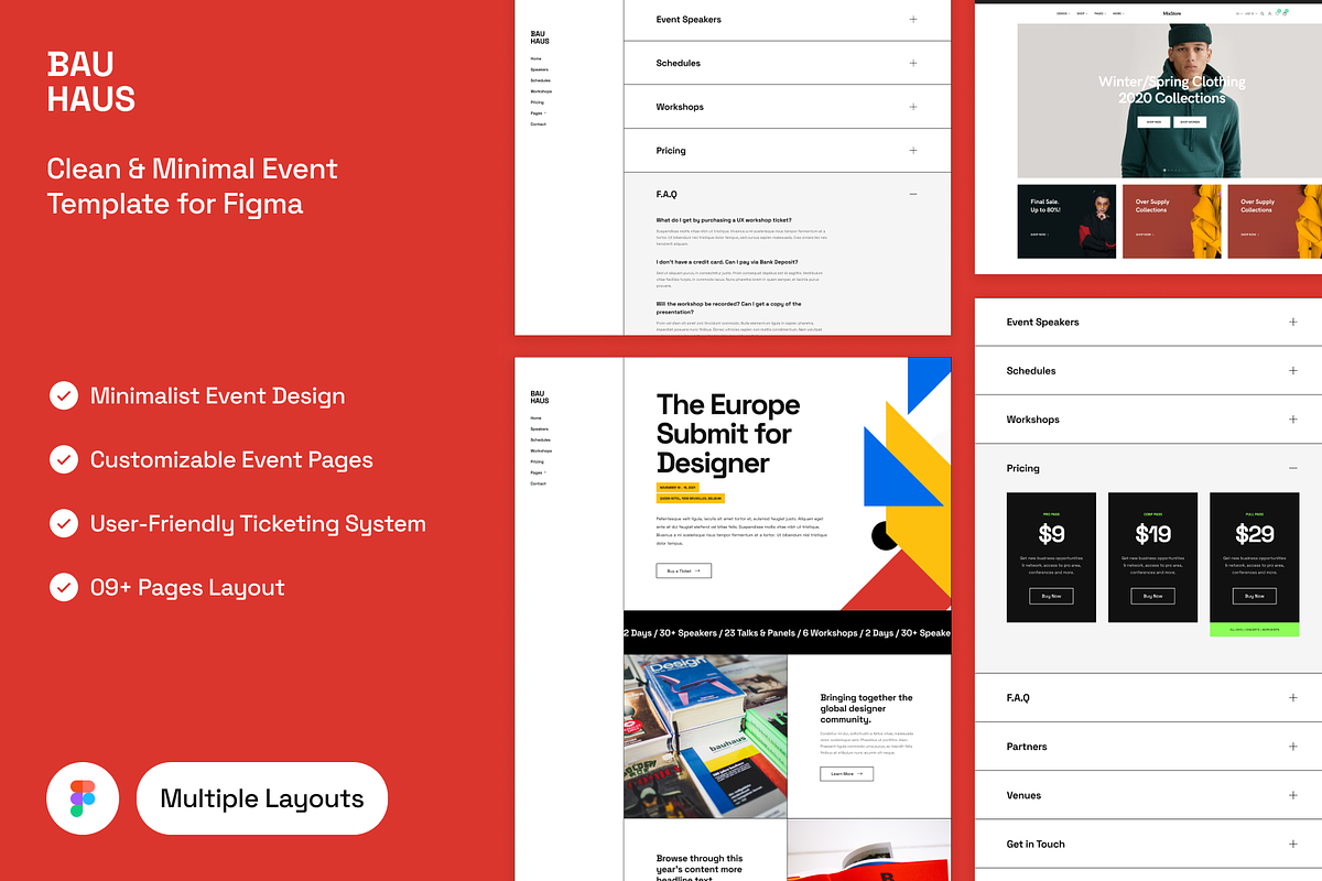 Bauhaus - Clean & Minimal Template, a WordPress Template by YoArts (Photo 1 of 4)