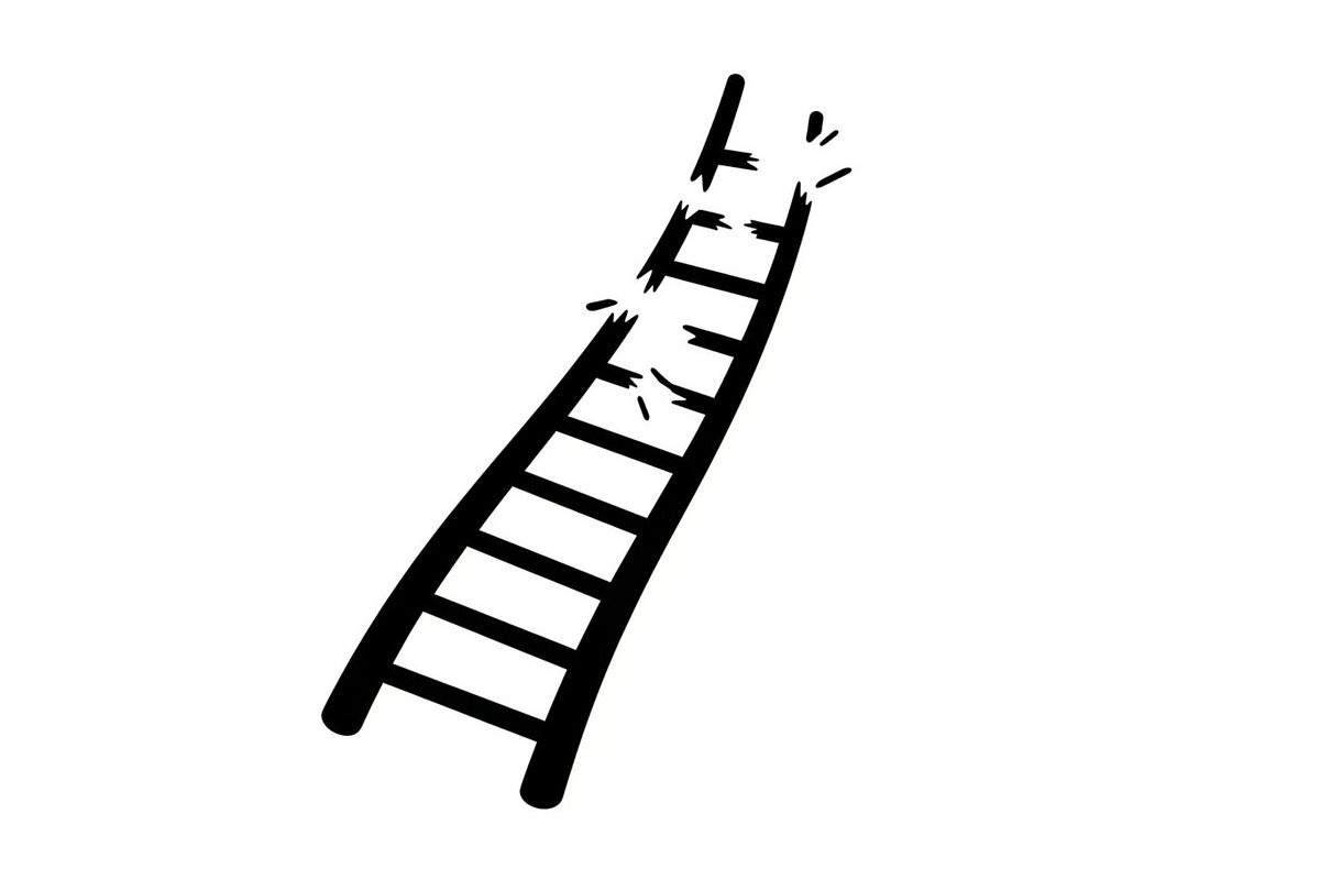 50 Broken Ladder Silhouette Bundle, an Illustration by Designs_River (Photo 37 of 51)